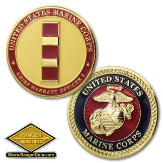 U.S. Marines Chief Warrant Officer 2 Emblem Coin