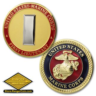 U.S. Marines First Lieutenant Emblem Coin