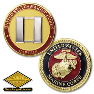 U.S. Marine Corps Captain Emblem Coin