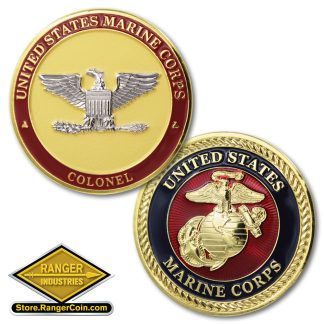 U.S. Marine Corps Colonel Emblem Coin