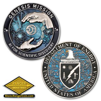 Genesis Mission Challenge Coin - Department of Energy