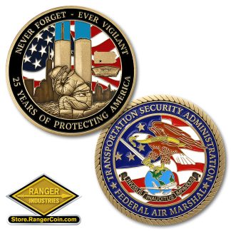 Federal Air Marshal Coin – 25 Years After September 11th