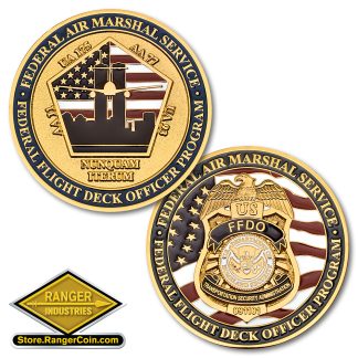 Federal Air Marshal FFDO September 11th Remembrance Coin
