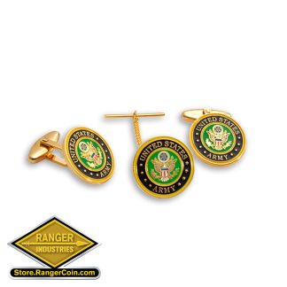 ARMY Tie Tack & Cuff Link Set