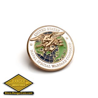 U.S. Navy Special Warfare Command (NAVSOC) Pin