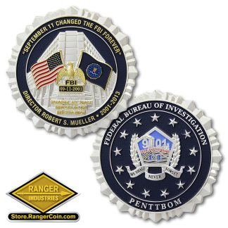 FBI PENTTBOM Coin - 25 Years After 9/11