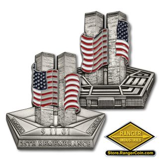 September 11th 25th Remembrance Coin
