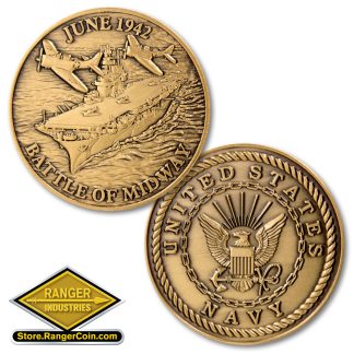 Battle of Midway Navy Coin