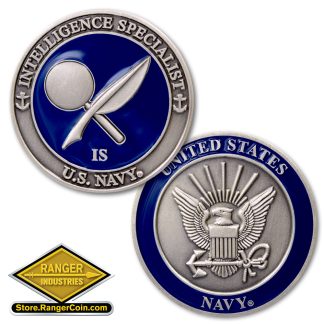 U.S. Navy Intelligence Specialist Coin