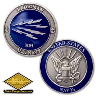 U.S. Navy Radioman (RM) Coin