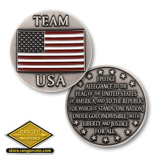 Team USA - Pledge of Allegiance Coin