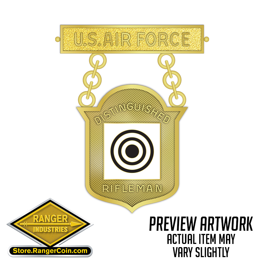 Air Force Distinguished Rifleman - Excellence-in-Competition (EIC) - Marksmanship Badge