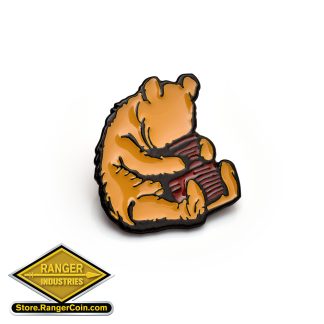 Woodland Bear with Honey Pot Pin - Woodland Friends Collection