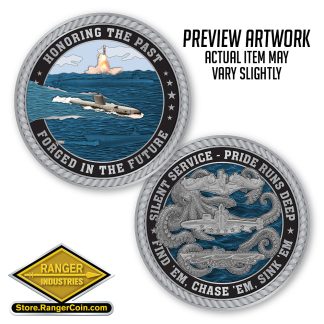 The Silent Service - Submarine Legacy Coin