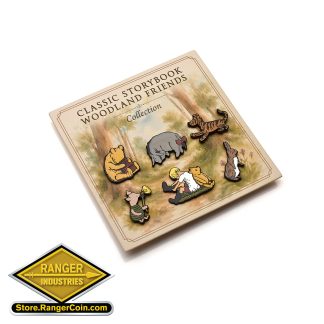 Classic Storybook Woodland Friends Pin Collection Set